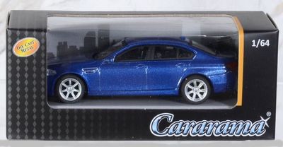 BMW M5 blå - skala 1:64