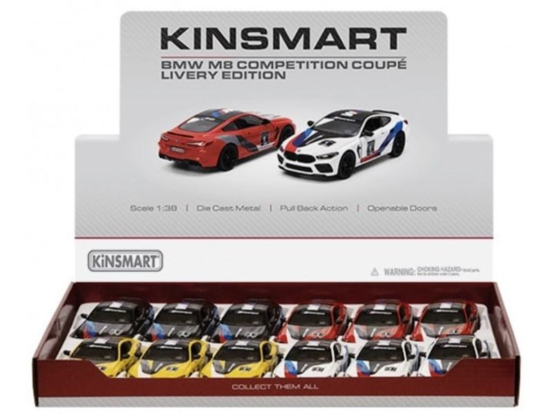 BMW M8 Competition svart - skala 1:38