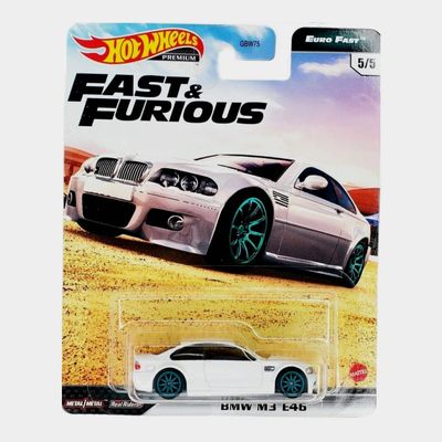 BMW M3 E46 vit Fast & Furious- Hot Wheels 1:64