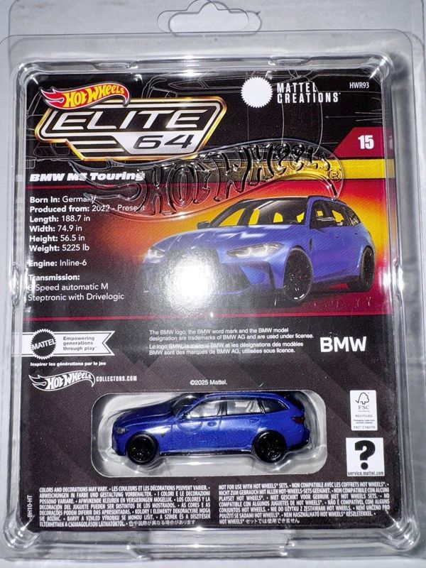 BMW M3 Touring 2022 - Hot Wheels Elite 1:64