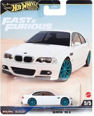 BMW M3 vit Fast & Furious - Hot Wheels 1:64
