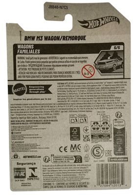 BMW M3 Wagon grön/vit - Hot Wheels 1:64