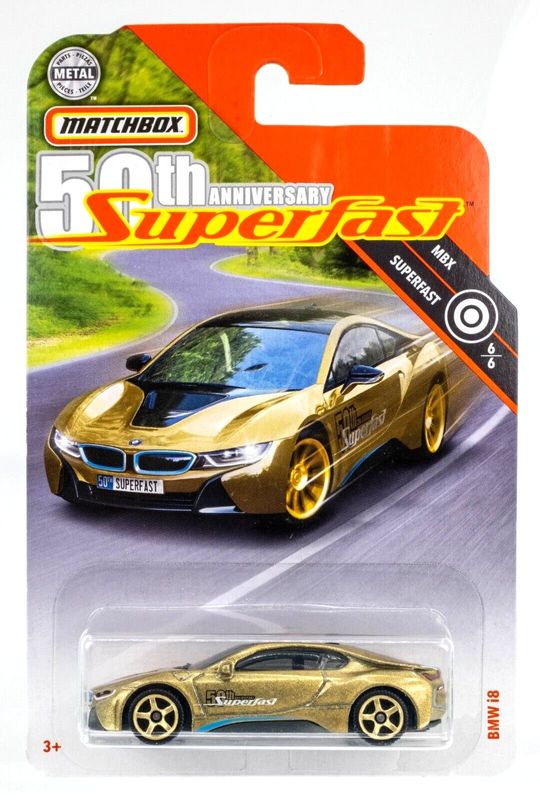 BMW i8 guld - Matchbox Superfast 1:64