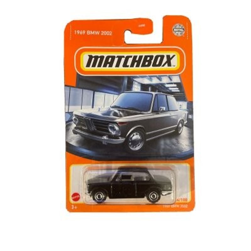 BMW 2002 svart 1969 - Matchbox 1:64.