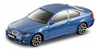 BMW 335i 2008 blå - skala 1:43