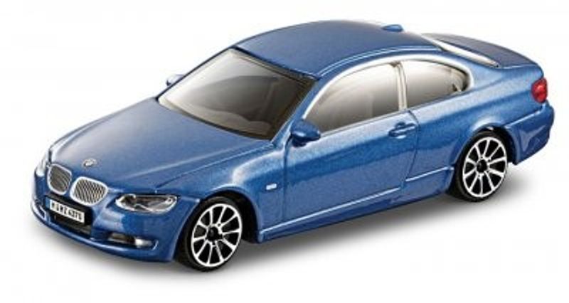 BMW 335i 2008 blå - skala 1:43