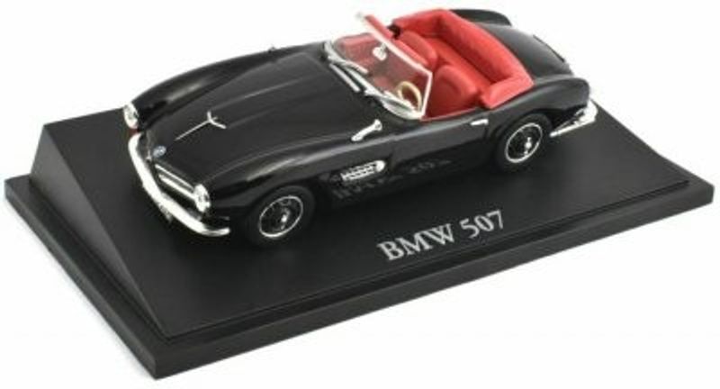 BMW 507 Cab svart - skala 1:43