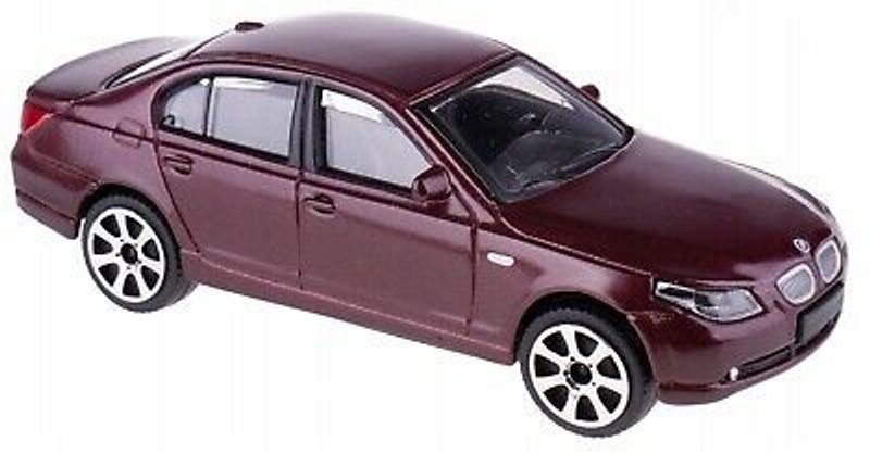 BMW 545 mörk röd - skala 1:43