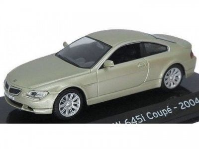 BMW 645i Coupe 2004 guld - skala 1:43