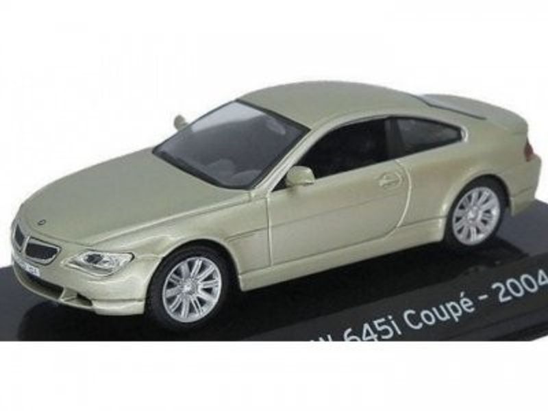 BMW 645i Coupe 2004 guld - skala 1:43
