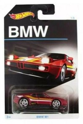 BMW M1 röd - Hot Wheels 1:64