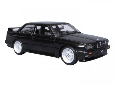 BMW M3 (E30) 1988 - svart - skala 1:24