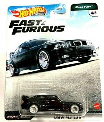 BMW M3 (E36) svart - Hot Wheels 1:64