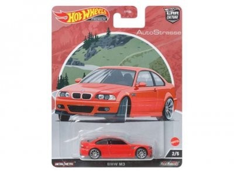 BMW M3 (E46) röd - Hot Wheels Car Culture 1:64
