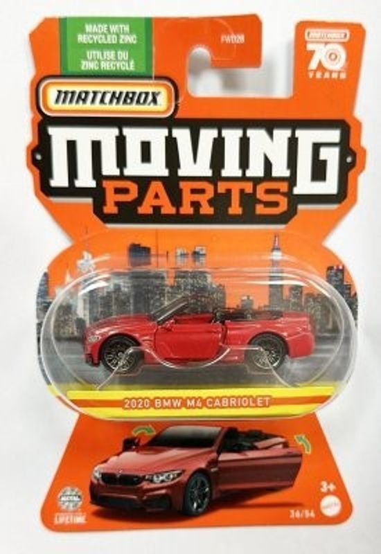 BMW M4 Cab 2020 röd - Matchbox 1:64