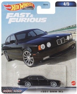 BMW M5 1991 svart Fast & Furious - Hot Wheels 1:64