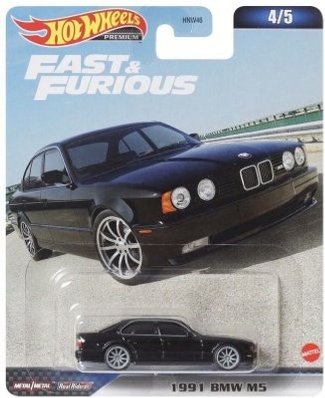 BMW M5 1991 svart Fast & Furious - Hot Wheels 1:64