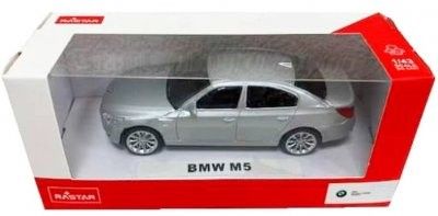 BMW M5 - silver - skala 1:43