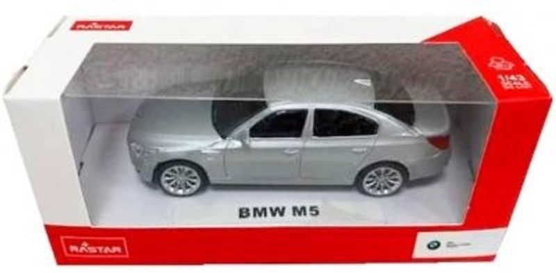 BMW M5 - silver - skala 1:43