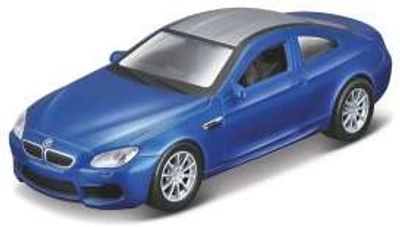 BMW M6 blå - skala 1:43