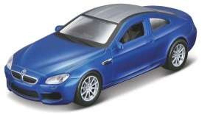 BMW M6 blå - skala 1:43