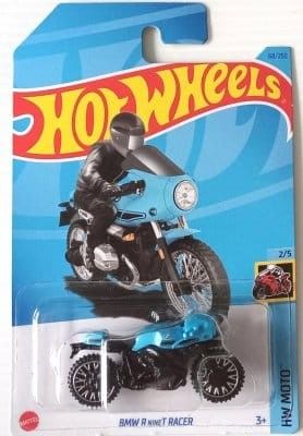 MC BMW R Nine racer blå - Hot Wheels 1:64