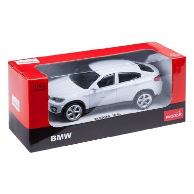 BMW X6 - vit - skala 1:43