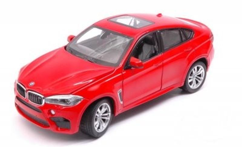 BMW X6M röd - skala 1:24