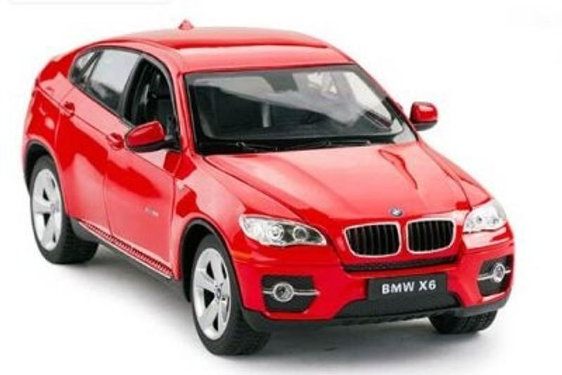 BMW X6 2018 röd - skala 1:24