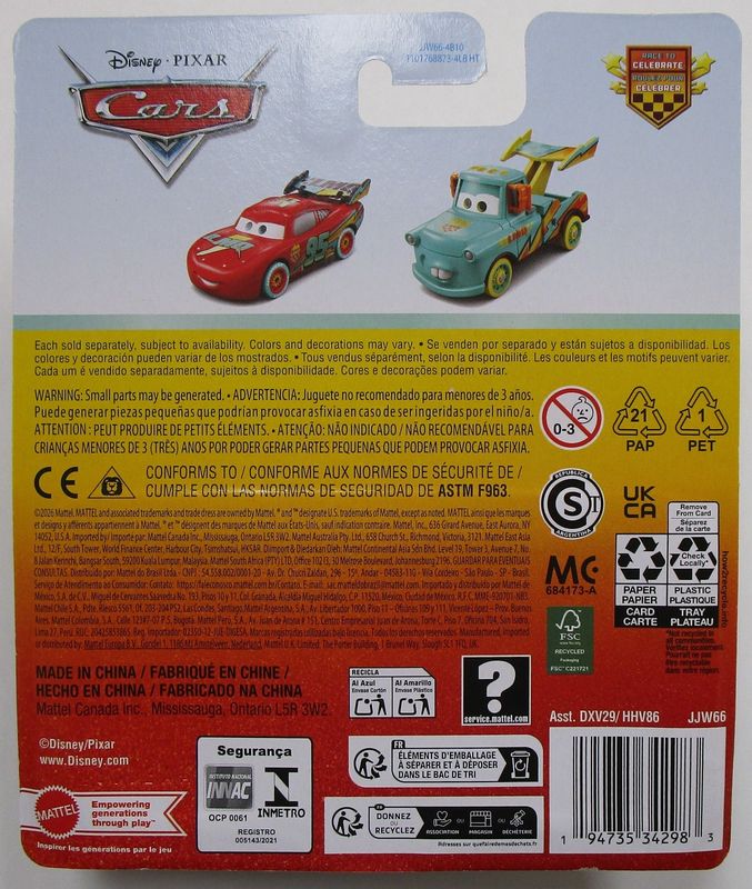 Martti Celebrate – 2026 Disney Cars 1