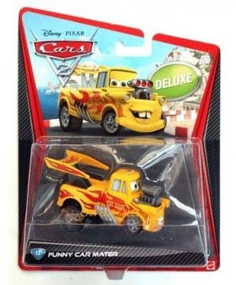 Bärgarn gul med eldsflammor - Cars 2 DeLux