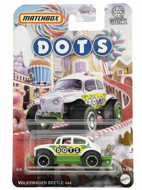 VW Beetle 4x4 "Dots" - Matchbox 1:64 Candy series