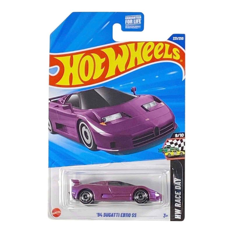 Bugatti EB110 SS 1994 lila - Hot Wheels 1:64