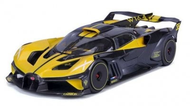 Bugatti Bolide gul - skala 1:18