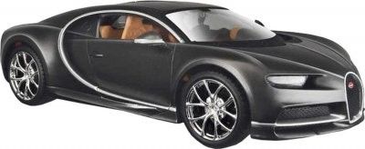 Bugatti Chiron metallic grå - skala 1:24