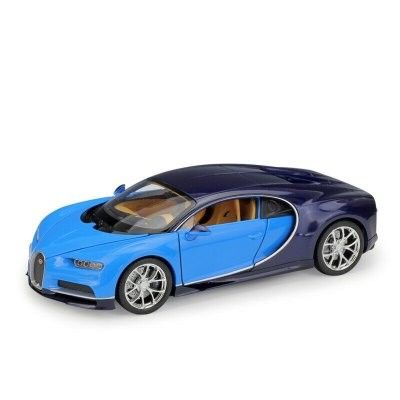 Bugatti Chiron, blå/mörk blå, 2016 - skala 1:24