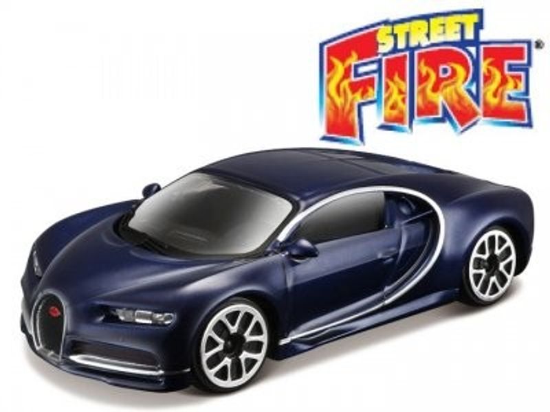 Bugatti Chiron - mörk blå - skala 1:43