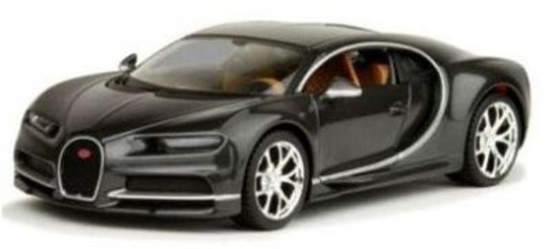Bugatti Chiron svart - skala 1:43