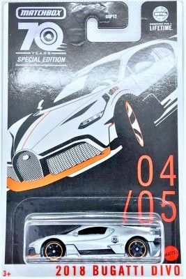 Bugattti Divo 2018 silver - Matchbox 1:64