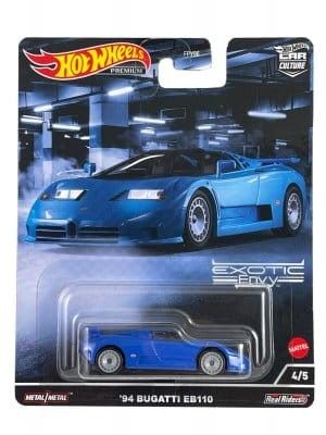 Bugatti EB110 1994 blå - Hot Wheels Car Culture 1:64
