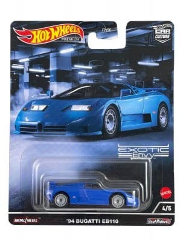Bugatti EB110 1994 blå - Hot Wheels Car Culture 1:64