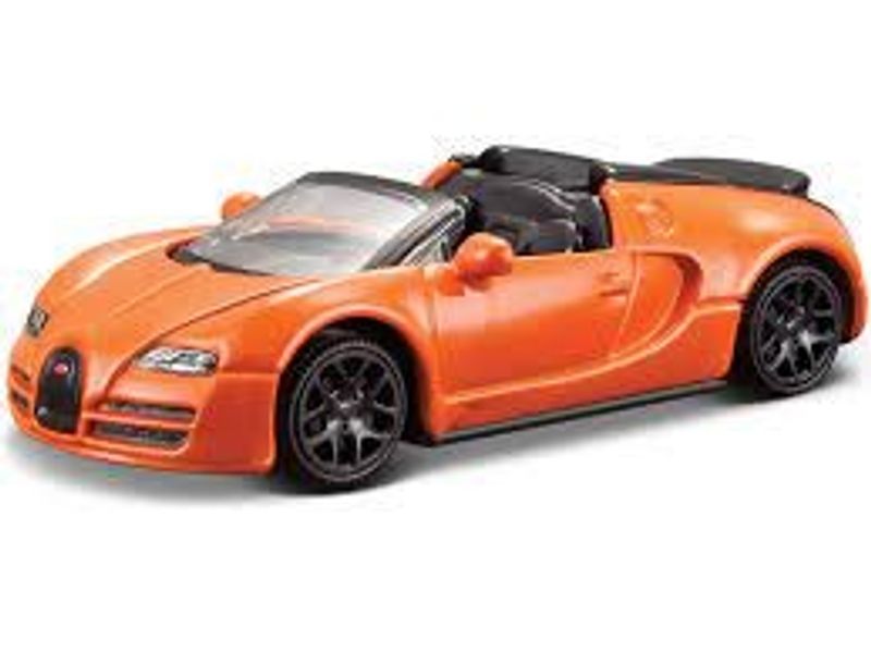 Bugatti Veyron, orange - skala 1:64