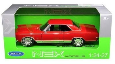 Buick Riviera Grand sport 1965, röd - Skala 1:24