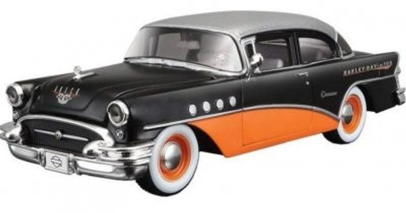 Buick Century, 1955 Harley Davidson - skala 1:24