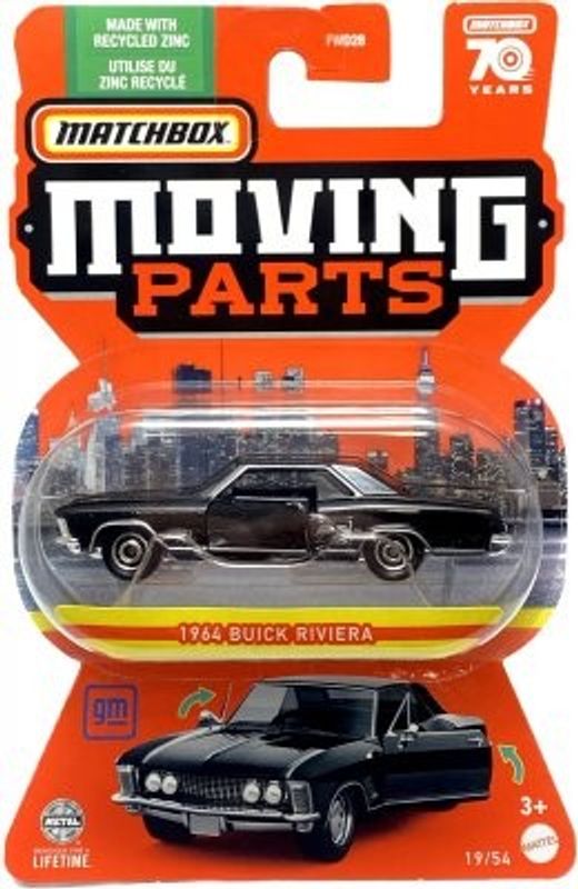 Buick Riviera 1964 svart - Matchbox 1:64