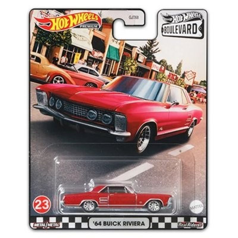 Buick Riviera 1964 röd - Hot Wheels 1:64