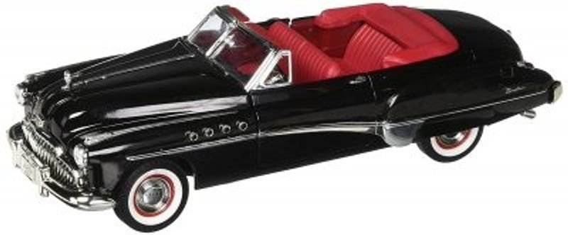 Buick Roadmaster Convertible 1949 svart - skala 1:18