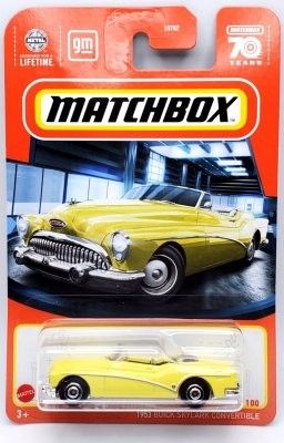 Buick Skylark 1953 gul - Matchbox 1:64