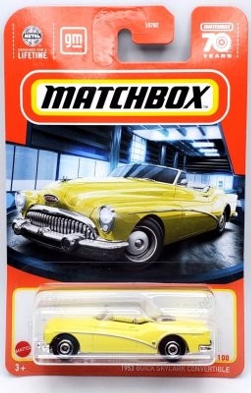 Buick Skylark 1953 gul - Matchbox 1:64