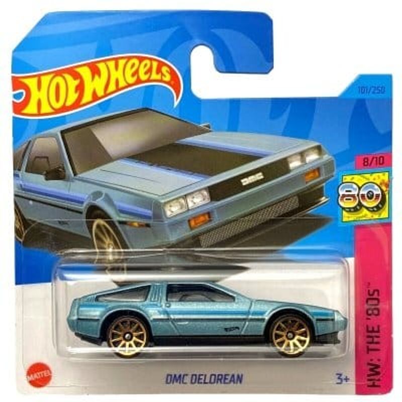 DMC DeLorean ljusblå - Hot Wheels 1:64